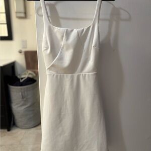 Lulu's Ivory Sleeveless Dress